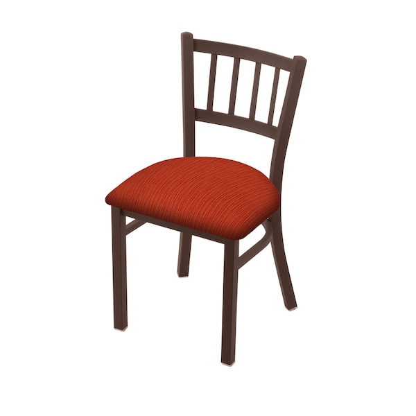 610 Contessa 18" Chair with Bronze Finish and Graph Poppy Seat